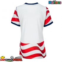 Camisa de Futebol Estados Unidos Equipamento Principal Mulheres Mundo 2026 Manga Curta
